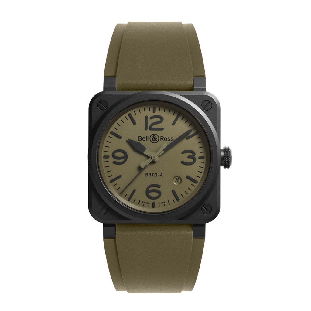 Bell & Ross BR03 MILITARY CERAMIC BR03A-MIL-CE/SRB