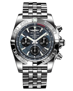 BREITLING クロノマット44 ブラック マザー オブ パール2017.06.06