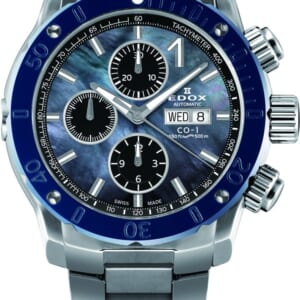 EDOX クロノオフショア1 クロノグラフ オートマティック 01122-3BU3M-NANIN