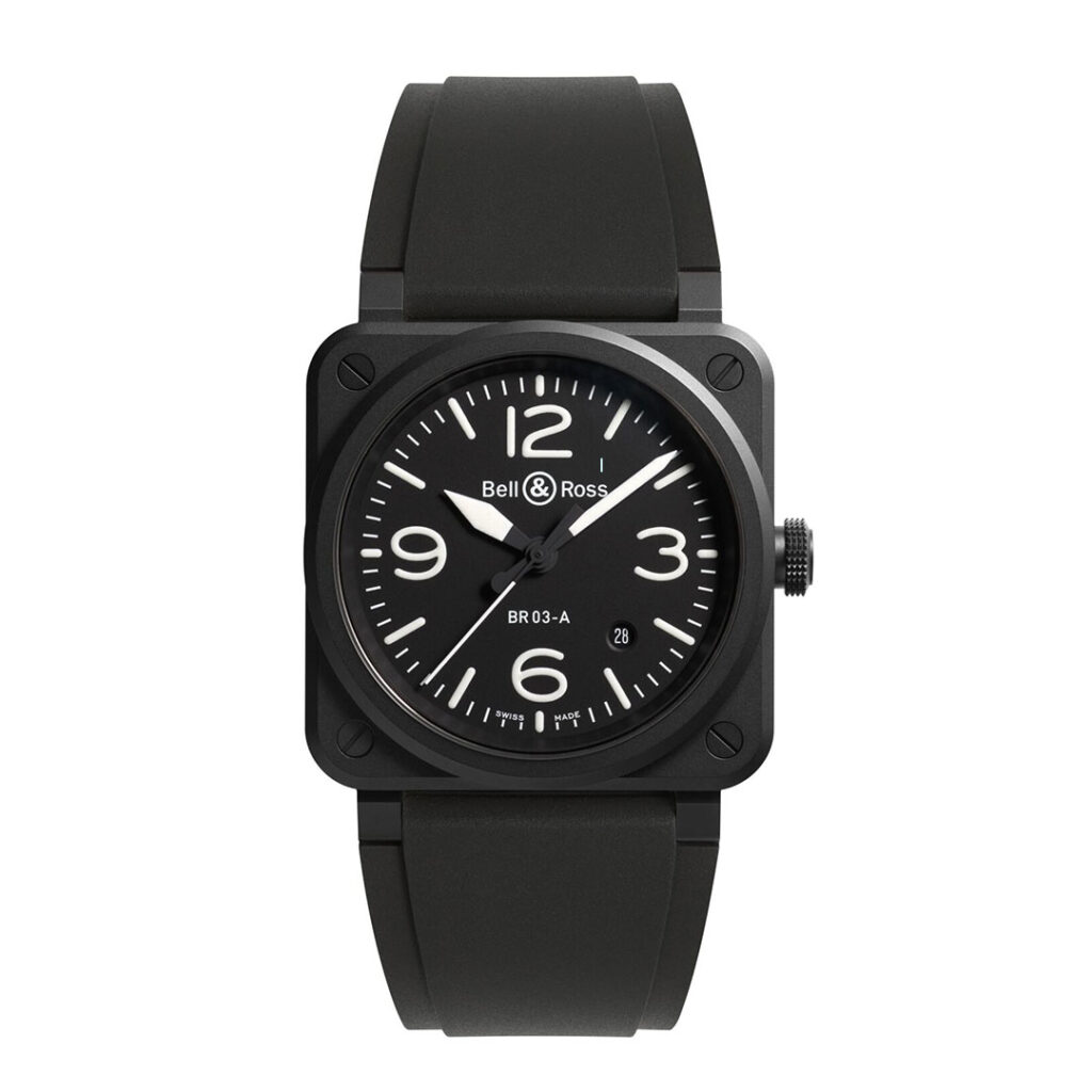 Bell & Ross BR03 BLACK MATTE BR03A-BL-CE/SRB