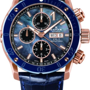 EDOX クロノオフショア1 クロノグラフ オートマティック 01122-37RBU3-NANIR-L