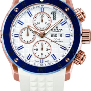 EDOX クロノオフショア1 クロノグラフ オートマティック 01122-37RBU3-BIDBU9