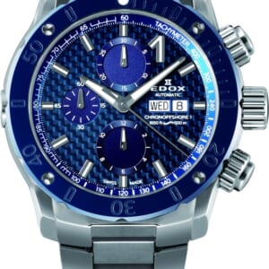 EDOX クロノオフショア1 クロノグラフ オートマティック 01122-3BU3M-BUIN3