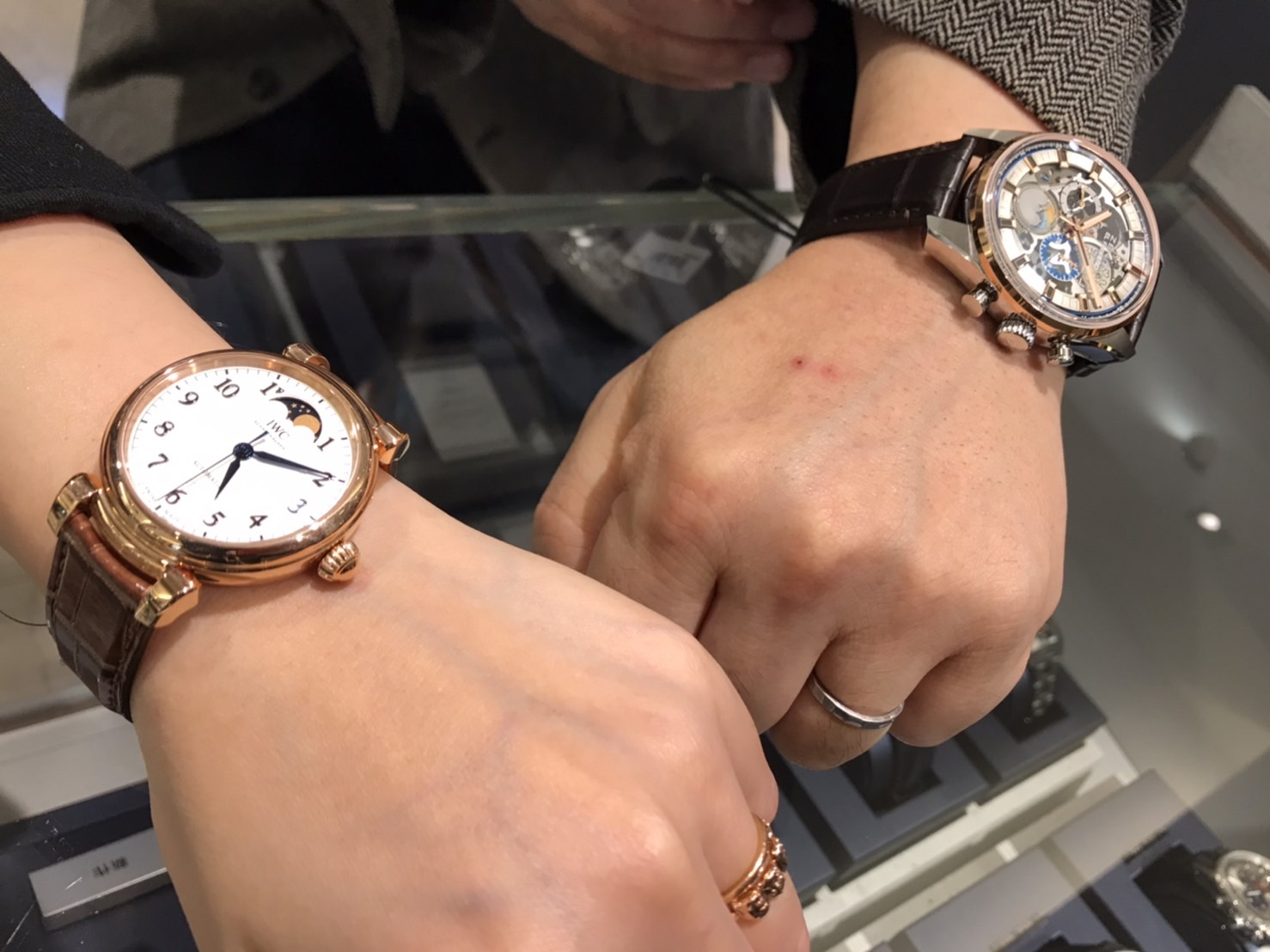 IWC　ダヴィンチオートマティックムーンフェイズ　ZENITH　エルプリメログランドデイトフルオープン2022.03.22