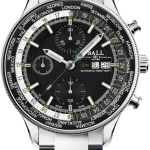 BALL ナビゲーター ワールドタイム クロノグラフ CM3388D-SJ-BK