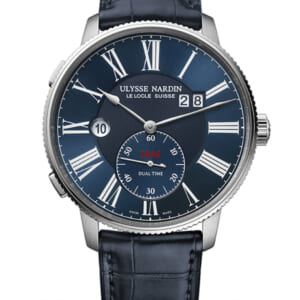 ULYSSE NARDIN マリーン トルピユール  デュアルタイム 3343-320-3A/1A