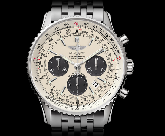 BREITLING ナビタイマー01 シルバーグレイ2018.08.31